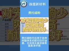 高分子重量FTワックス粉末により 摩擦耐性を向上させる